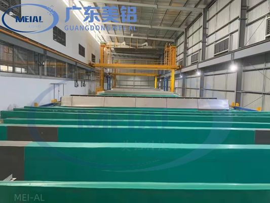 Bon prix Système de commande PLC Profil d'aluminium Processus de traitement de surface en ligne