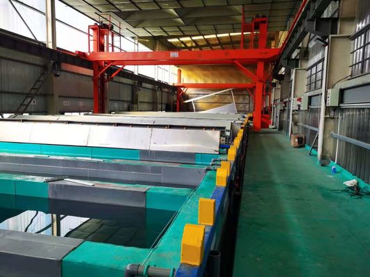 Bon prix 80 Tons/Month Semi-Automatic Hard Anodizing Line for Black Anodized Aluminum Parts En ligne