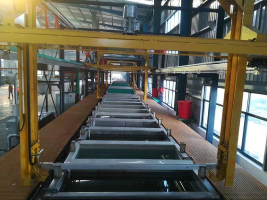 Ligne de anodisation automatisée petit par objet processus de coloration de traitement