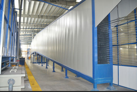 Ligne de revêtement verticale de pulvérisation de poudre sortie 1200T/Month automatique