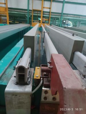 opération automatique en aluminium de système de transport de l'extrusion 1450T