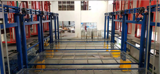 La puissance a automatisé la ligne de anodisation ligne horizontale d'Anodiding de processus