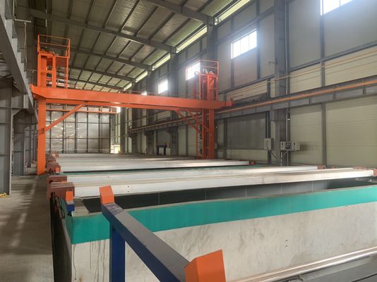 2500T / mois ligne de production d'oxydation manuelle 8000*largeur*3500
