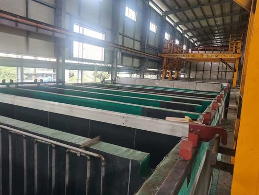 Ligne de production d'anodisation à haut rendement pour les extrusions d'aluminium