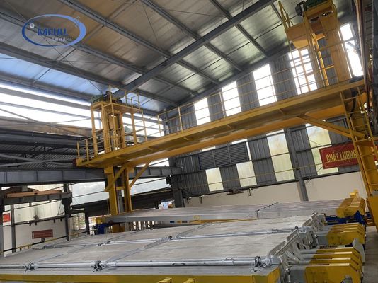 Bon prix Ligne d'anodisation de traitement de surface de profilés d'aluminium de capacité 12000T/an en ligne