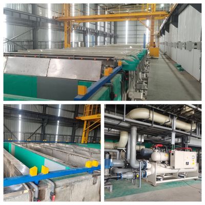 Bon prix 2000T/M ligne de production de profilés d'aluminium haut de gamme en ligne