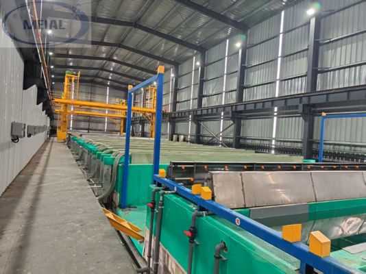 Bon prix Ligne d'anodisation avec revêtement 5-50μm et tension réglable en ligne