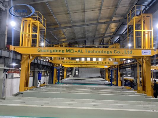 Bon prix 2000T/M Ligne de production d'anodisation en aluminium personnalisable écologique efficace pour les cadres solaires en ligne