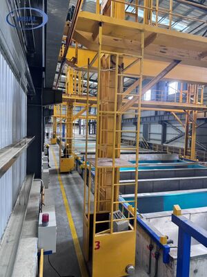 Bon prix Ligne de production d'anodisation à haute capacité 100-3000T/M pour alliages d'aluminium 6063 6061 7075 avec système de contrôle intégré en ligne