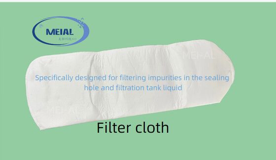 Bon prix Tissu filtrant pour cuve de scellage de ligne d'anodisation en matériau PE avec une taille de 180*810 et des propriétés résistantes à la corrosion en ligne