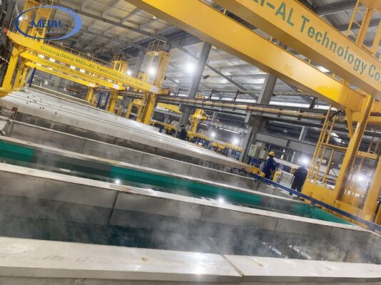 Bon prix Ligne de production d'anodisation manuelle en mode U horizontal avec une capacité de 200T/mois, une longueur maximale de profil de 6500 mm et une épaisseur de film de 8-12 µm en ligne