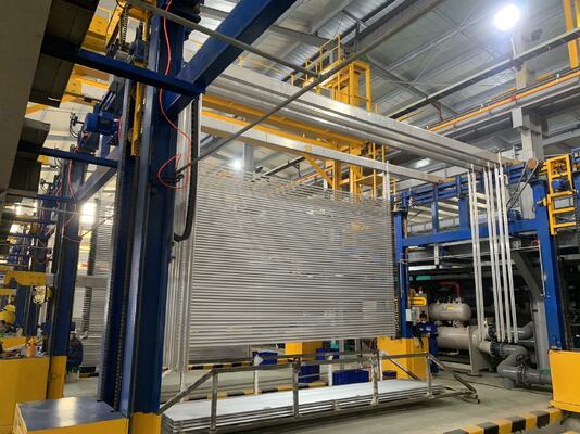 Bon prix Ligne d'anodisation horizontale automatique pour l'alliage d'aluminium 6061-6063 d'une capacité de 750 T/M en mode U horizontal en ligne
