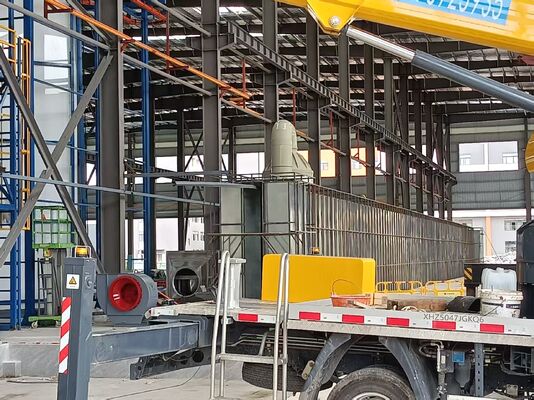 Bon prix Forneau de durcissement horizontal pour profils d'aluminium longs avec une distribution de chaleur uniforme dans les lignes d'anodisation et d'électrophorèse En ligne